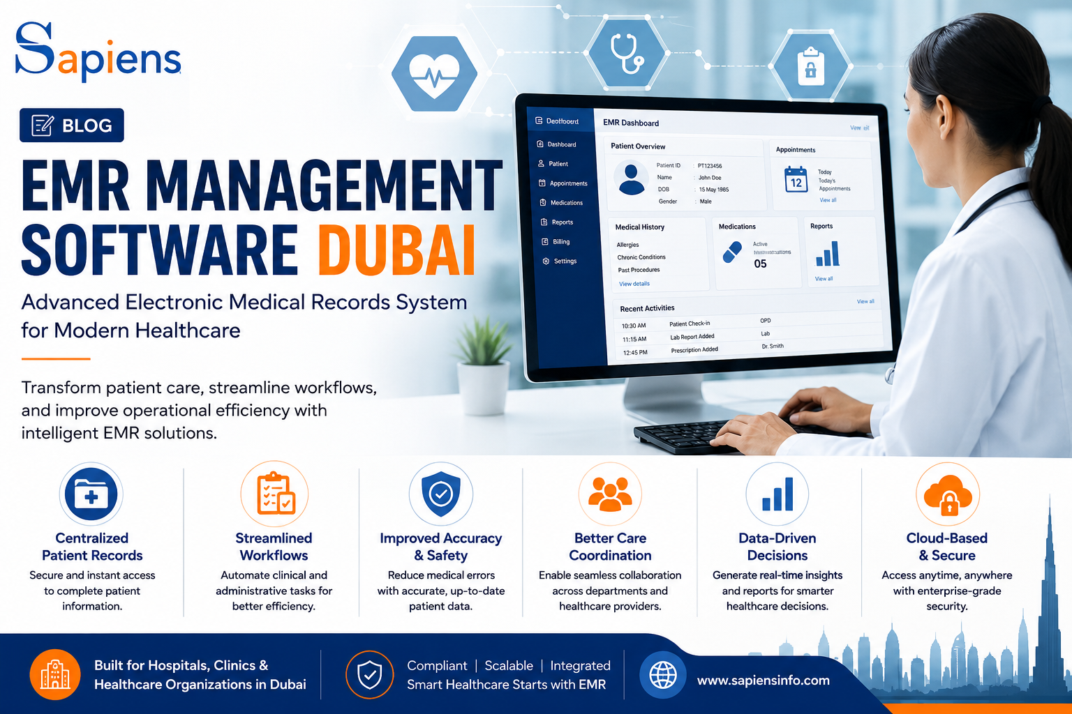 Hospital EMR software Dubai