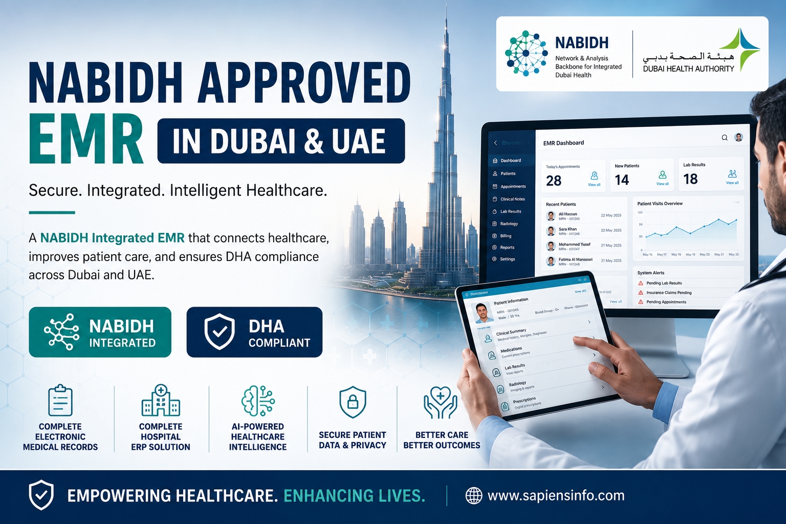 NABIDH Approved EMR in Dubai and UAE
