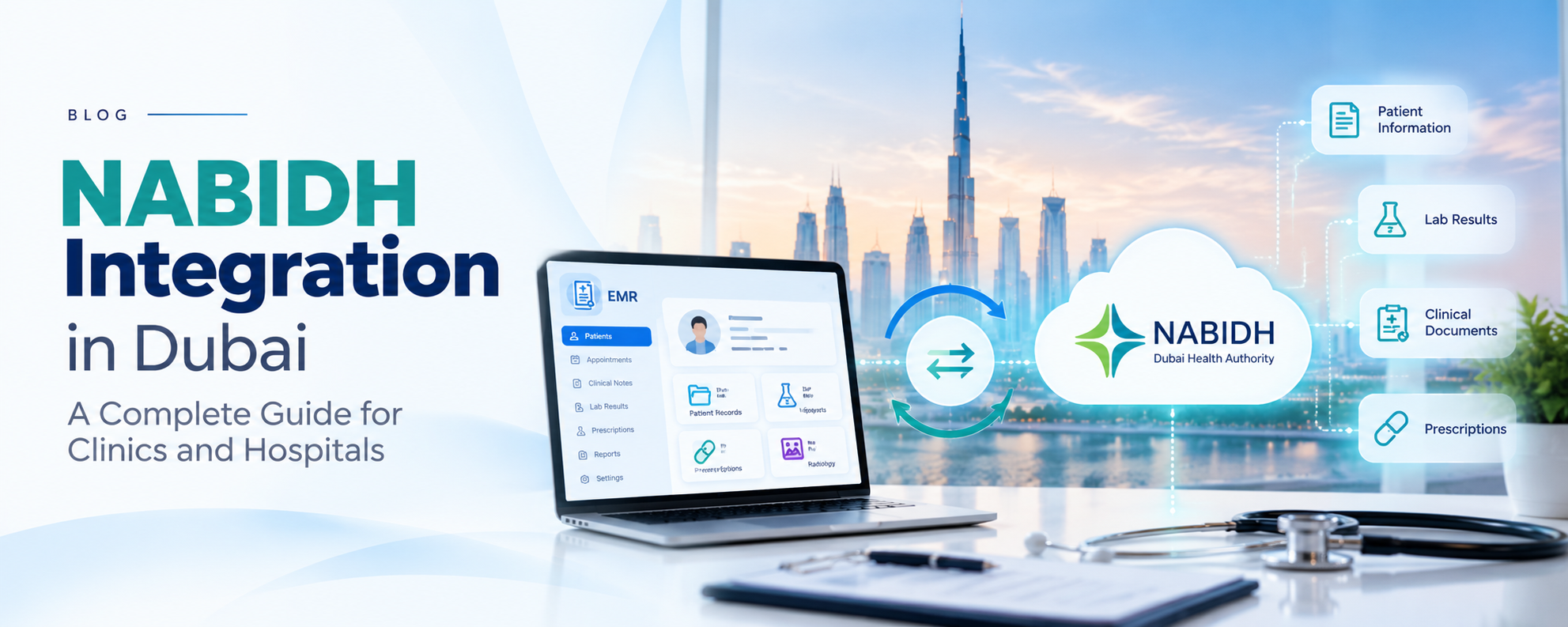 A complete guide to NABIDH integration for clinics and hospitals in Dubai.